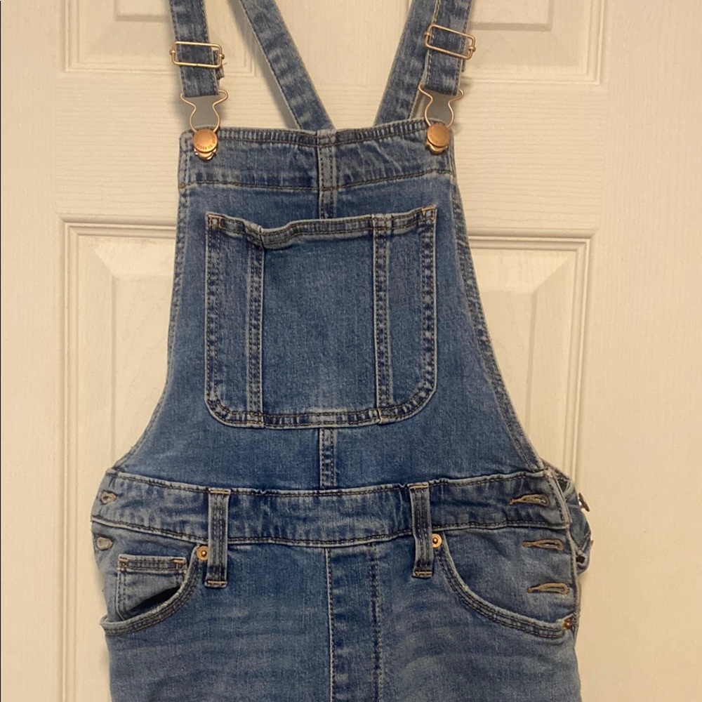 Blue Denim Overalls